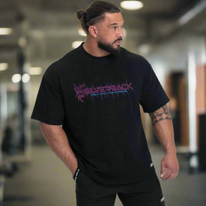 Cyberback T-Shirt - Neon - Silverback Gymwear